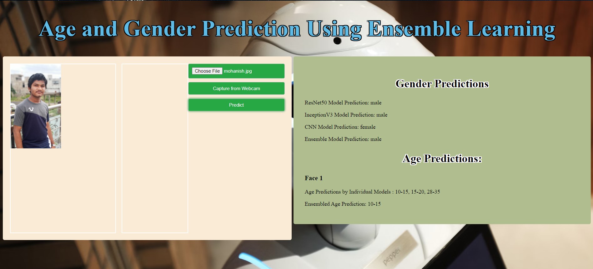 Age and Gender Detection